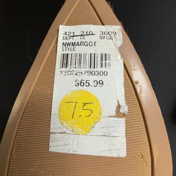 Nine West Margot Leopard Print Haircalf Kitten Heel Pumps 7.5 NWT - Picture 12 of 12